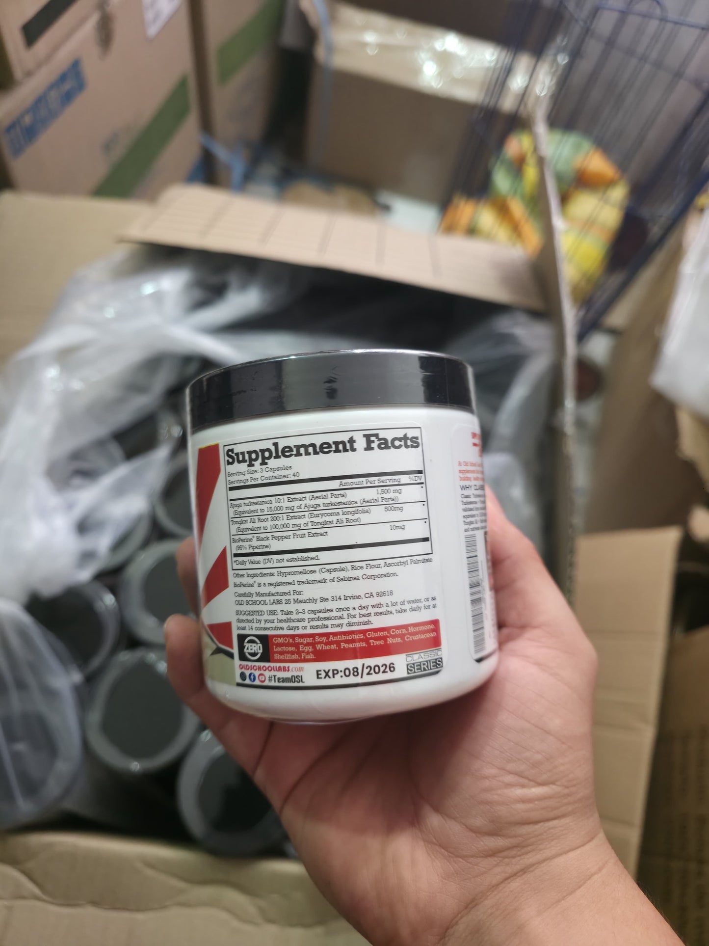 Turkesterona 120 Cápsulas – Fuerza y Crecimiento Muscular